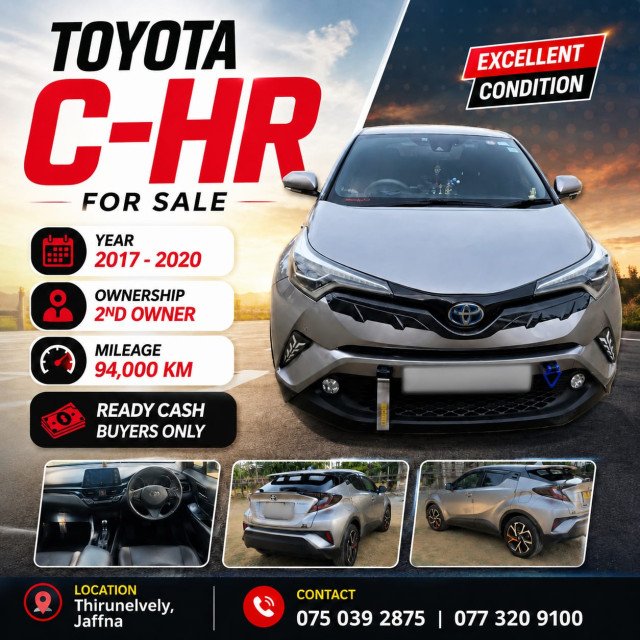 🚗 TOYOTA C-HR FOR SALE