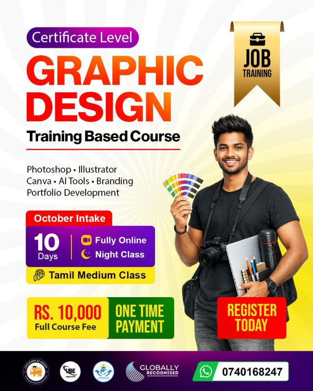 Graphic Design Certificate Course – October Intake